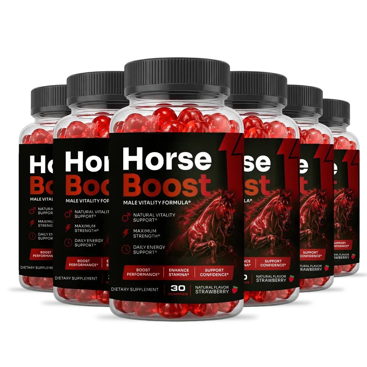 6 bottles of Horse Boost gummies